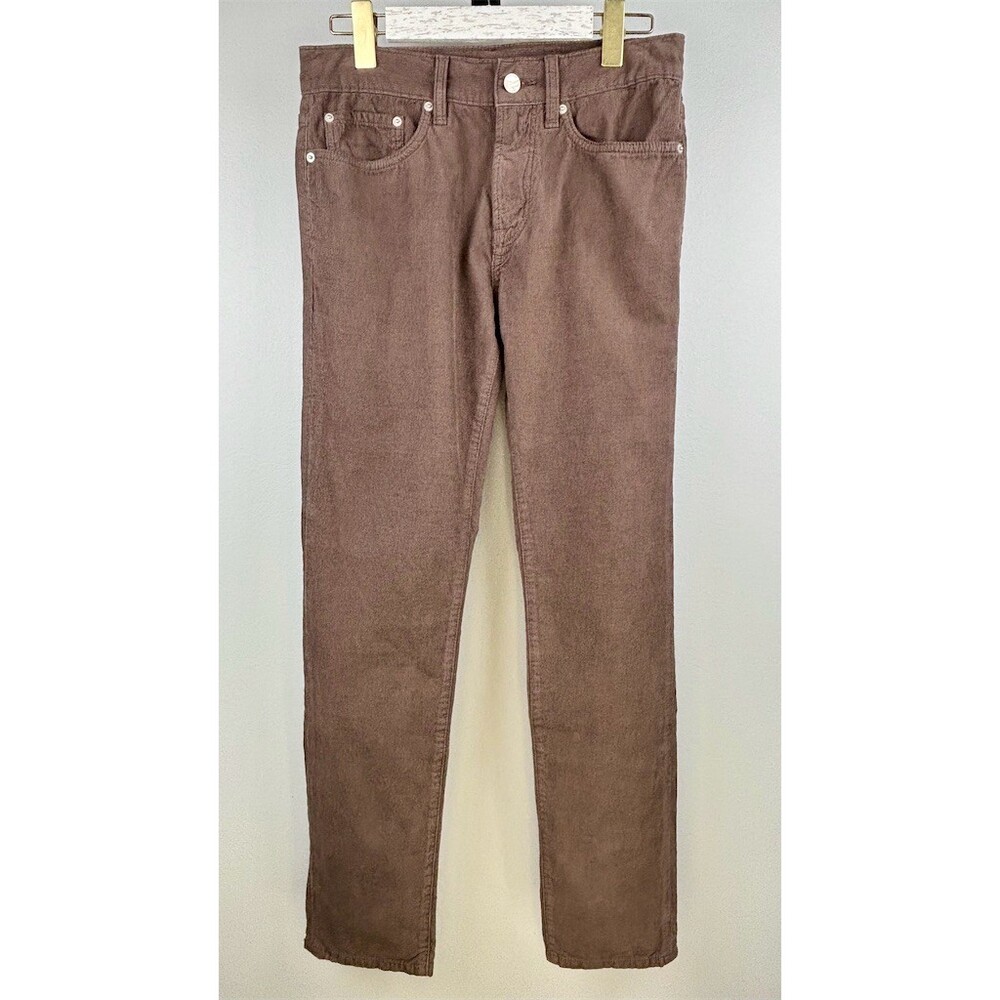 Outerknown Pants Womens Brown Corduroy Straight Leg 5-Pocket Pants